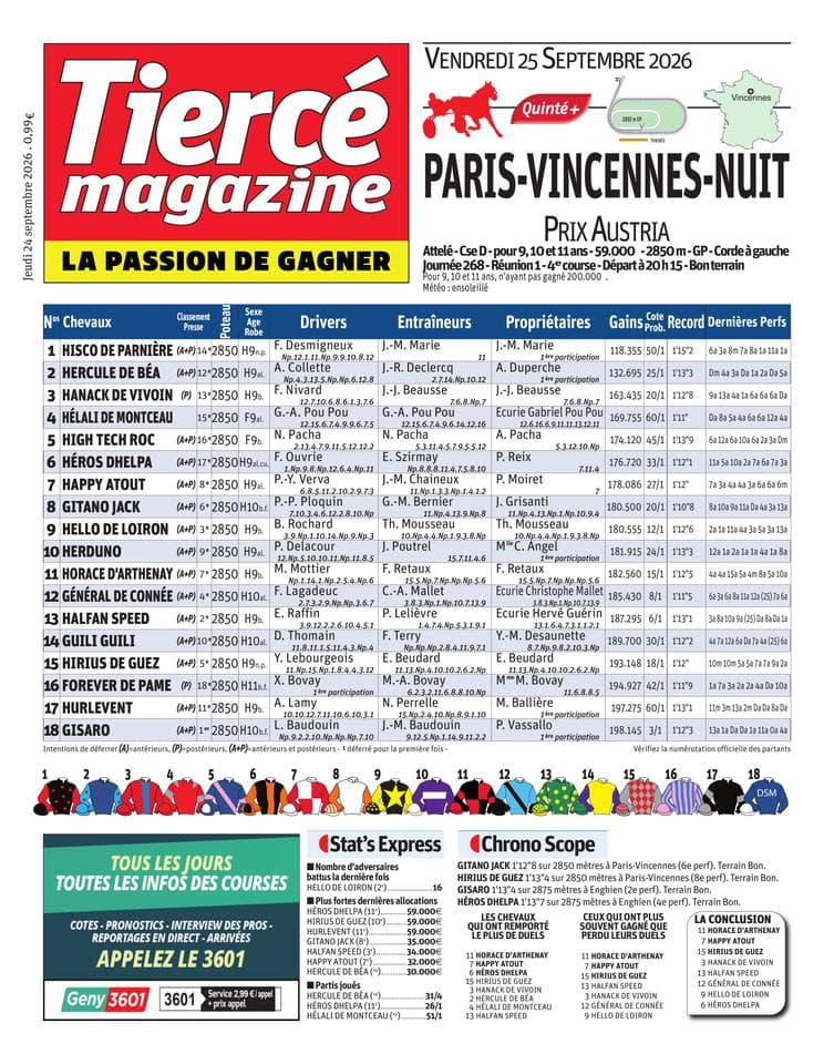 Couverture de l'édition du Jeudi 24 septembre 2026