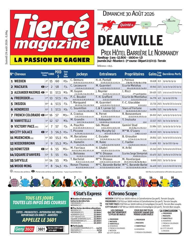 Couverture de l'édition du Samedi 29 août 2026
